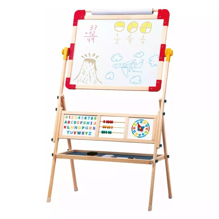 PHOOHI PH05Z026 WOODEN ALPHABET COUNTING EASEL