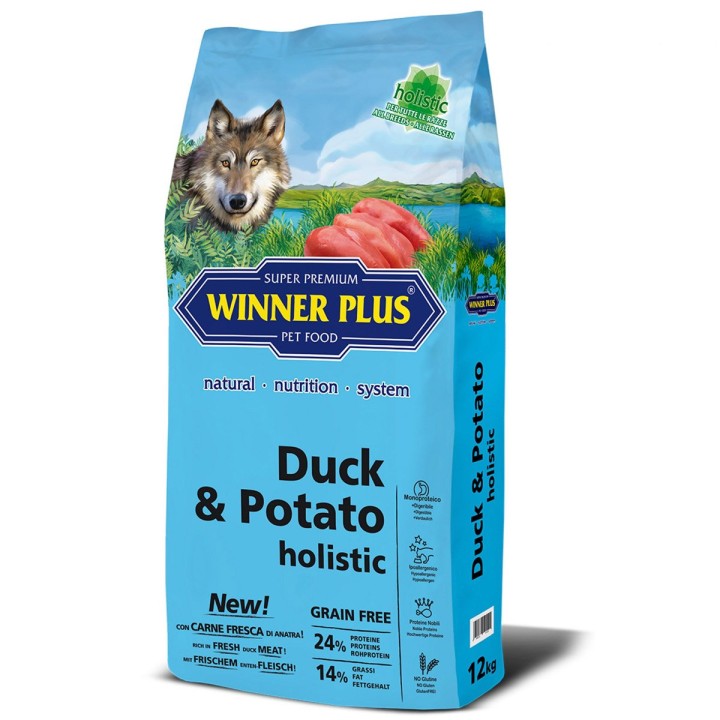 WINNER PLUS DUCK & POTATO HOLISTIC 12kg
