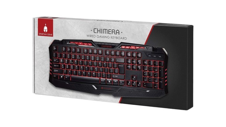 Spartan gear chimera wired gaming keyboard