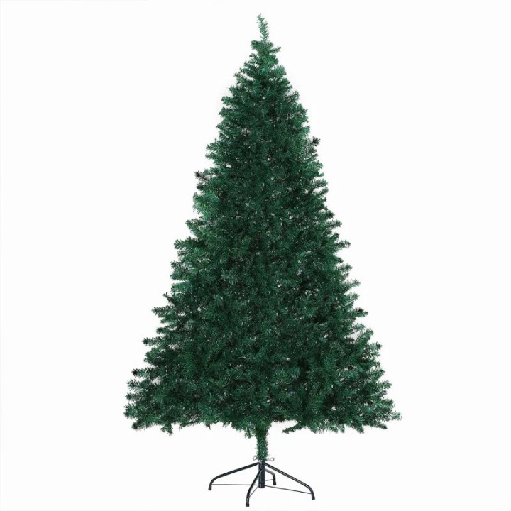 Homcom Τεχνητό Χριστουγεννιάτικο Δέντρο 180cm 1000 Tips Παχύ και Ρεαλιστικό Πράσινο Ф102cm 830-245