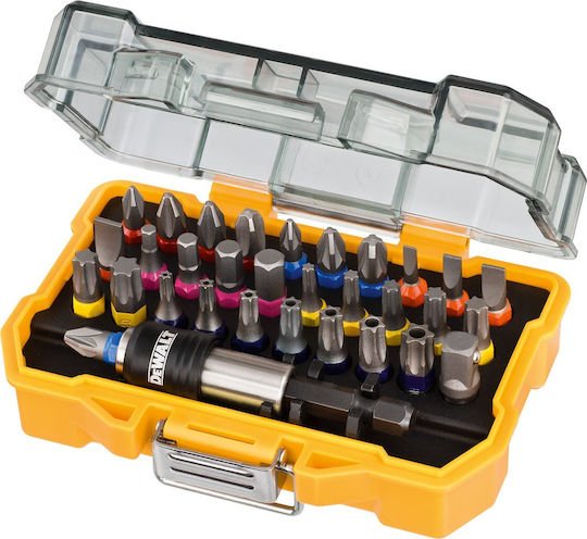 Dewalt DT7969 Σετ 32 Μύτες Κατσαβιδιού Αστέρι / Torx / Σταυρός / Ίσιο