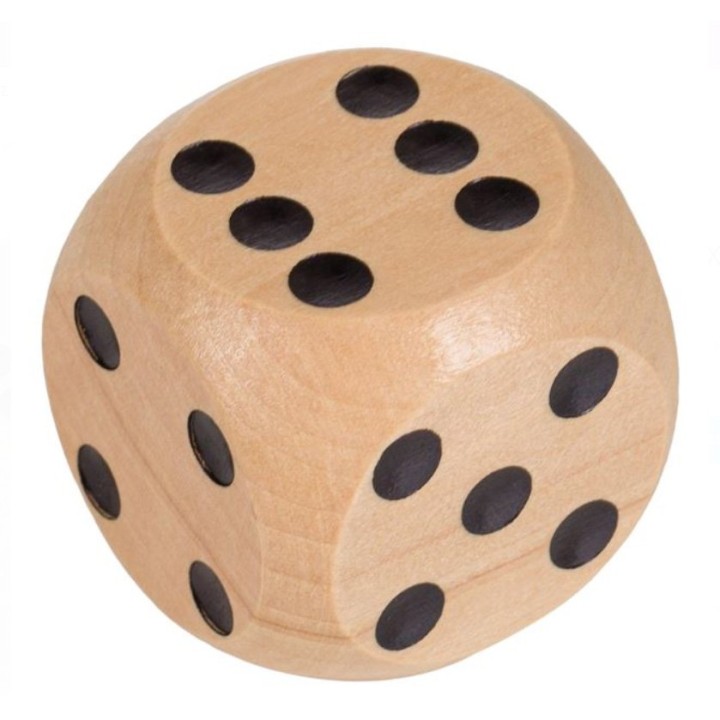 Ζάρι Ξύλινο 4cm