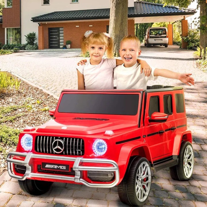 Mercedes-Benz AMG G63 12V Battery 2-Seater Ride-on Car - Red