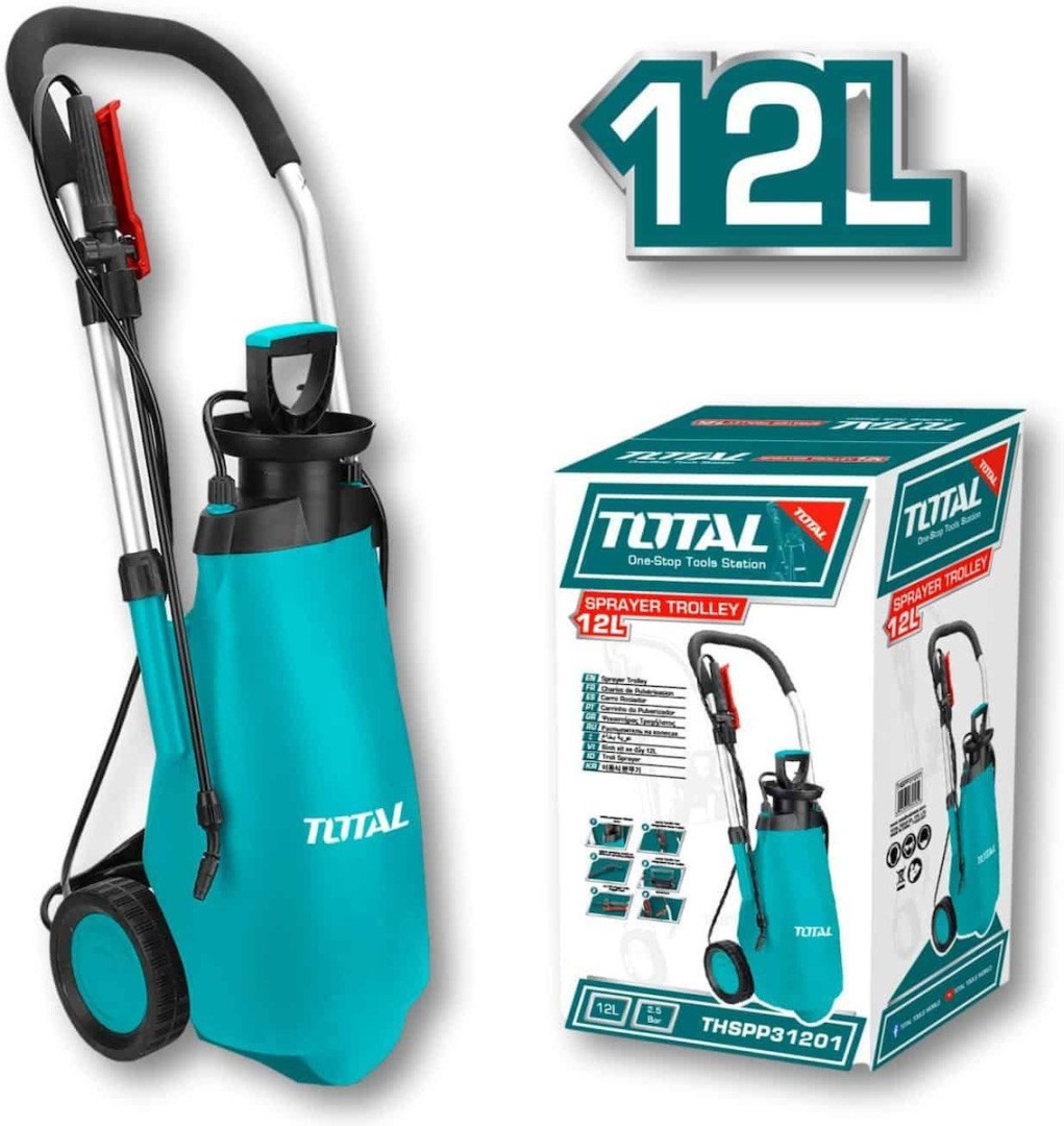 Total Ψεκαστήρας Trolley Προπιέσεως με Χωρητικότητα 12lt THSPP31201