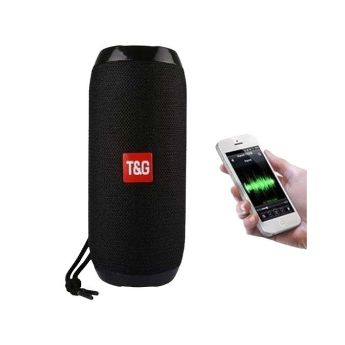 Tg117 Usb Player Waterproof Bt Portable Speaker Super Quality Outdoor Wireless Speaker Color Black