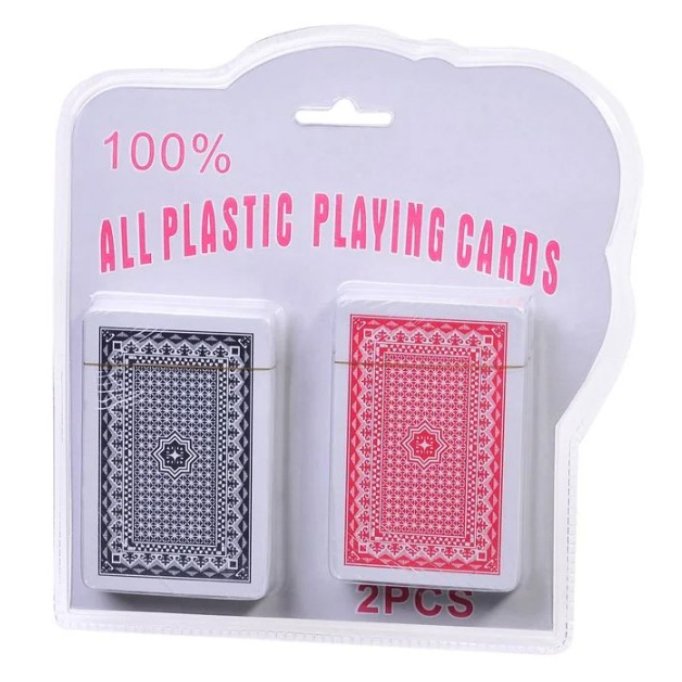 Τράπουλα Διπλή 100% Πλαστική Plastic Playing Cards