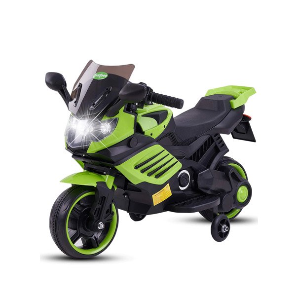 Παιδική Μοτοσυκλέτα Πράσινη 6 Volts NEL S1000RR