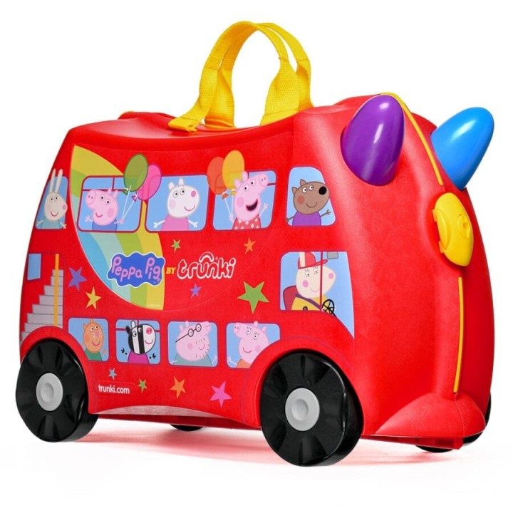 TRUNKI – Peppa Pig Party Bus Children's Travel Suitcase