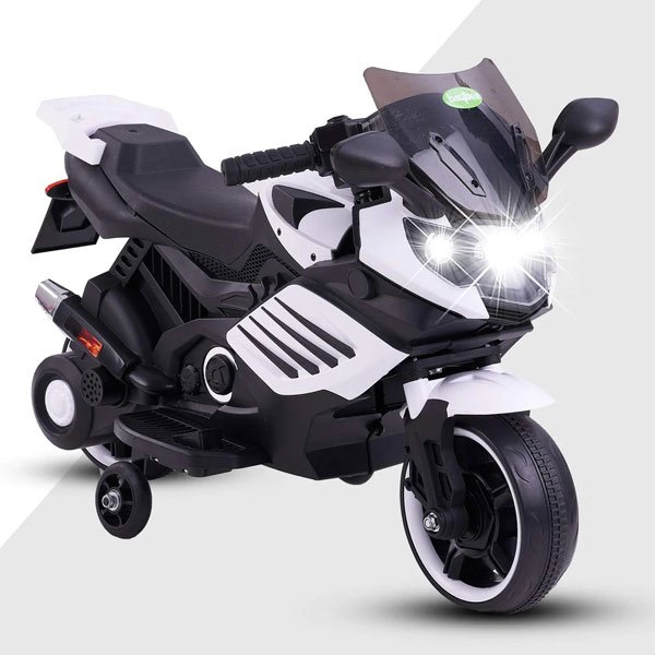 Παιδική Μοτοσυκλέτα Άσπρη 6 Volts NEL S1000RR