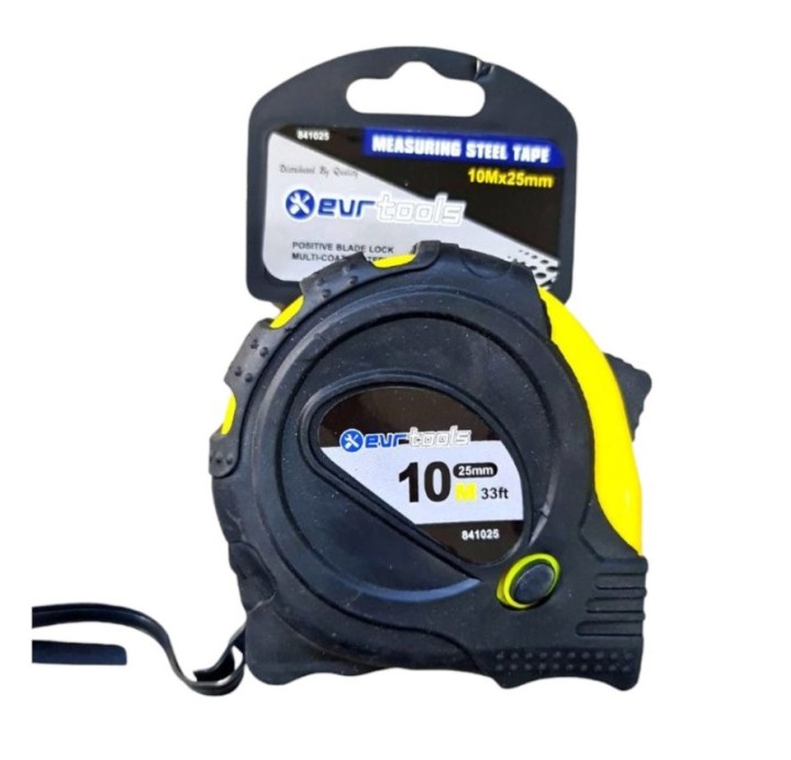 Μέτρο 10mX25mm Measuring Steel Tape 10 Meter