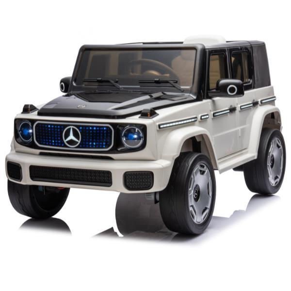 MERCEDES BENZ Licensed 12 Volts 8010318-2R white (Σε προνομιακή τιμή λόγω ραγίσματος στον ανεμοθώρακα.)