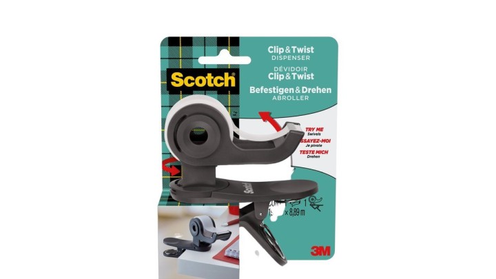 3M Scotch Clip & Twist Dispenser for 19mm Tape 3M-C19-CLIP-CG