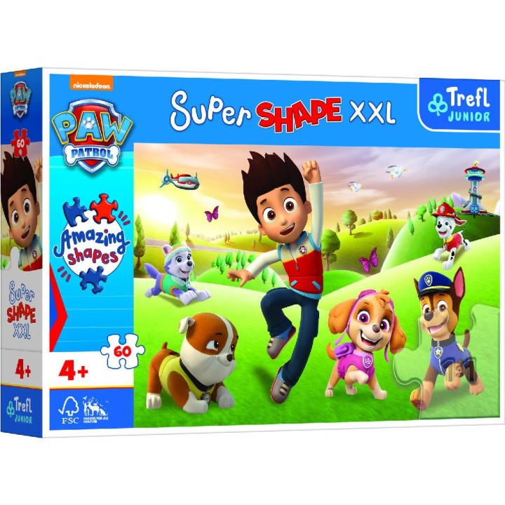 Παιδικό Puzzle Smiling Dogs 60Pcs Για 4+ Ετών Trefl