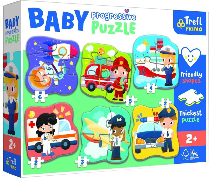 Παιδικό Puzzle Professions 22Pcs Για 2+ Ετών Trefl