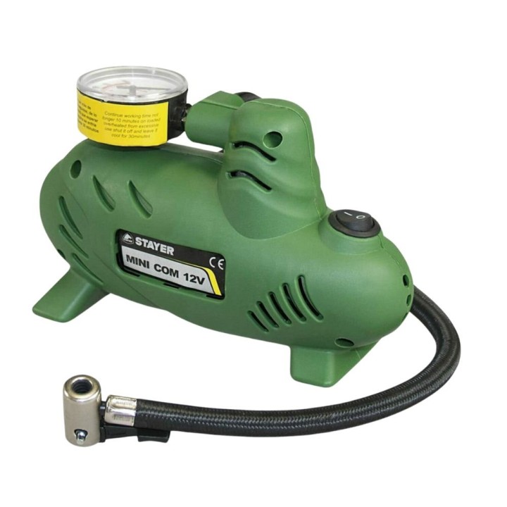 Stayer Minicom 12V Mini Ηλεκτρικός Αεροσυμπιεστής Air-compressor Semi Professional Line Minicom 12v