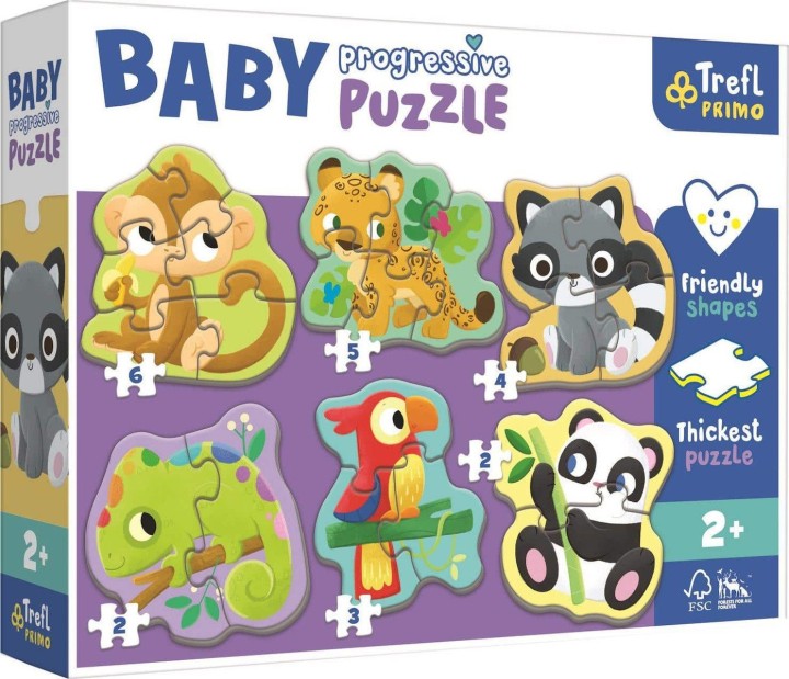 Παιδικό Puzzle Exotic Animals 22Pcs Για 2+ Ετών Trefl