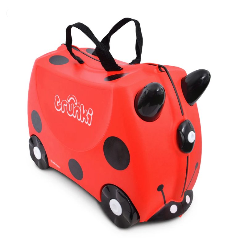 Trunki Harley Ladybird Παιδική Βαλίτσα Ταξιδίου με ύψος 31cm σε Κόκκινο χρώμα 0092-GB01