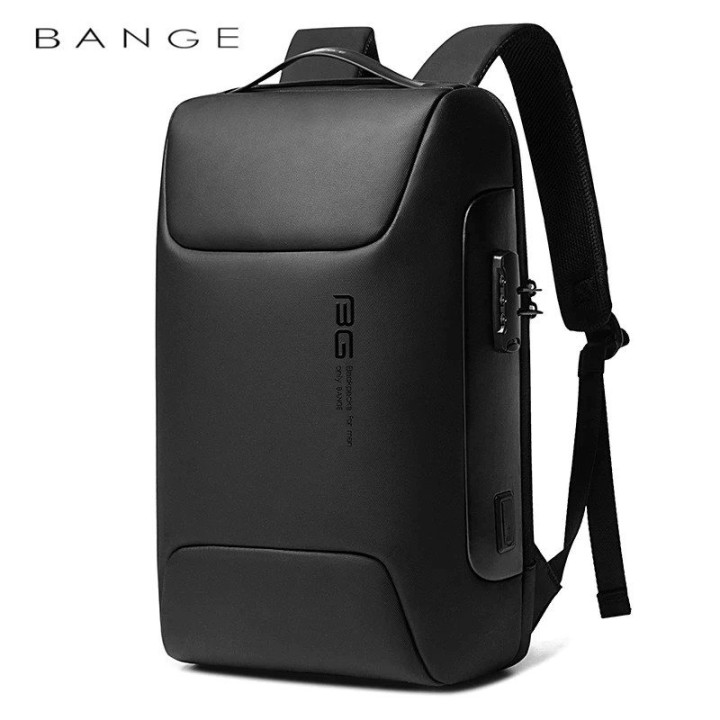 Bange Αδιάβροχη Τσάντα Πλάτης Για Laptop 15.6 Σε Μαύρο Χρώμα