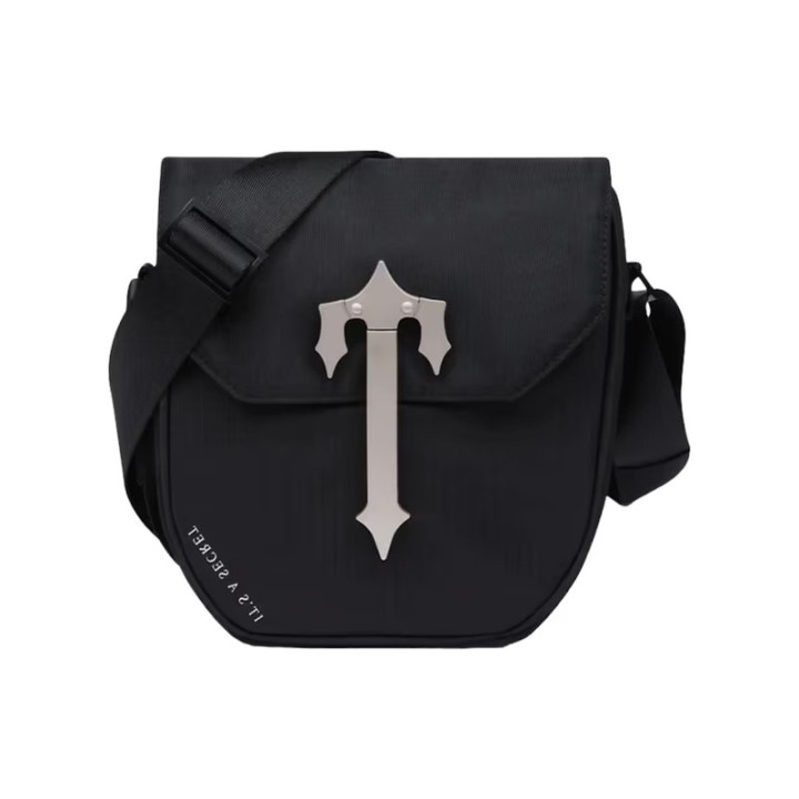 Trapstar Cobra T Ανδρική Τσάντα Ώμου / Χιαστί Black/Silver