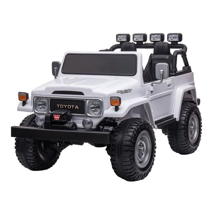 Licensed Toyota Lancrouser 1975 White 12V 7AH S316