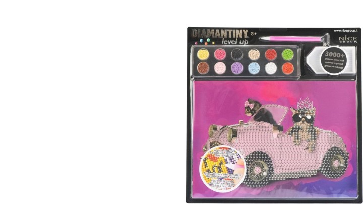 Diamantiny 96122 Level Up Pets Crystal Art Activities Diamond Painting Kit Princesses