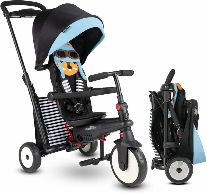 SmarTrike STR5 Zoo Kids 7 in 1 Compact Folding Stroller Trike Squirrel SMA5050202