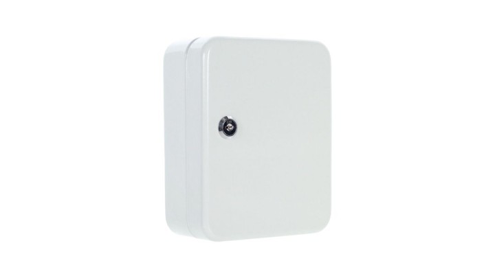 Security Metal Key Cabinet White 48 Keys