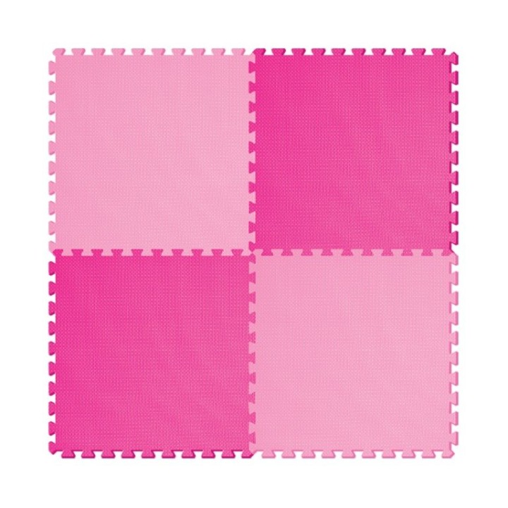 Floor Puzzle Mat Pink