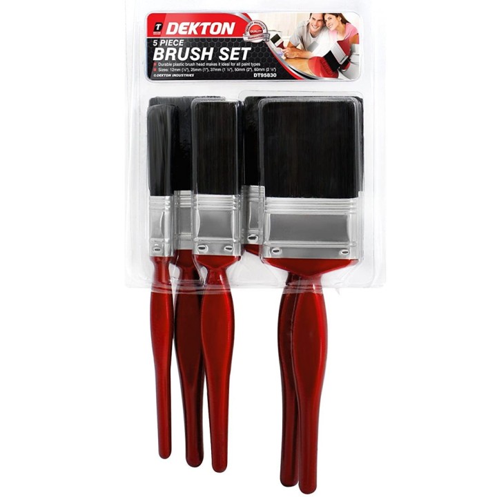 Σετ 5 Βουρτσών - Set Of 5 Brushes - Dekton Dt95830