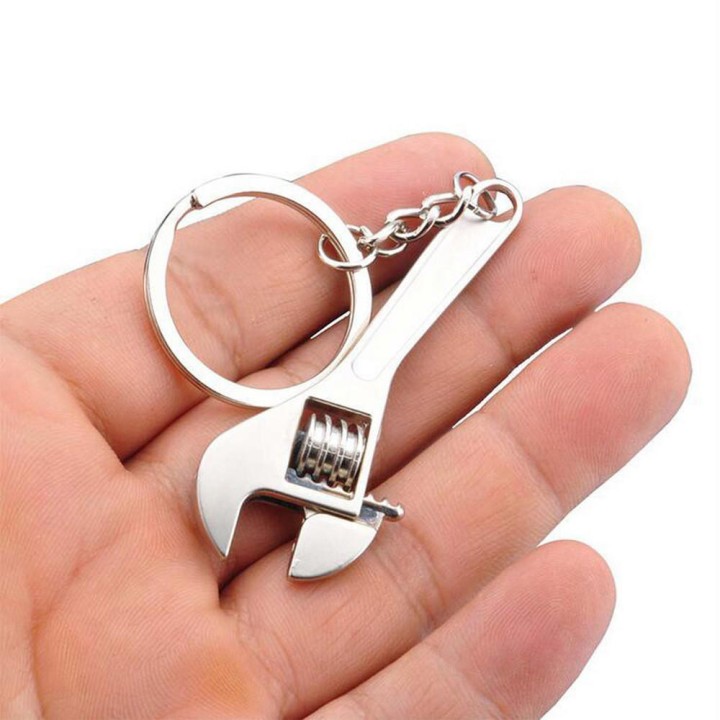 Μπρελόκ Γαλλικό Κλειδί - Mini Metal Key Chain Ring Keyring Adjustable Tool  - Key Chain