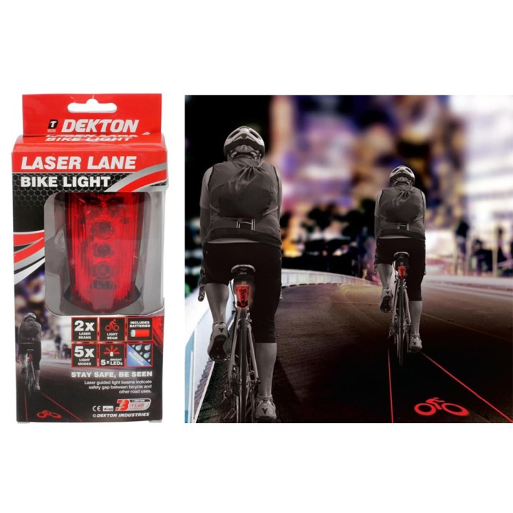 Dekton Laser Ποδηλάτου Νυχτερινής Ασφάλειας Dt50598