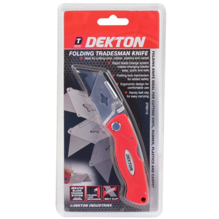 Dekton Folding Tradesman Knife Dt60110 - Dt60110