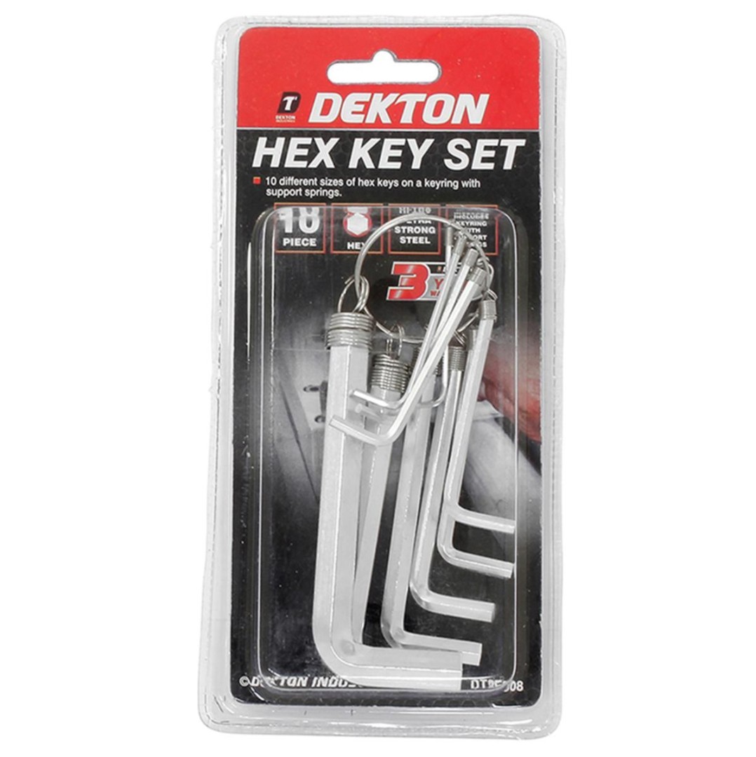 Dekton 10Pc Hex Key Set Dt85508