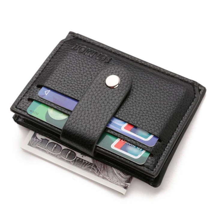 Business Men Credit Card High Quality Pu Leather Wallet