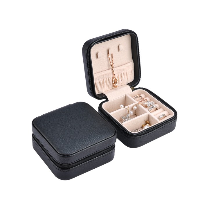 Κοσμηματοθήκη - Μπιζουτιέρα 10 X 10 X 5 Cm Χρώματος Μαύρο - Jewelry Organizer - Black