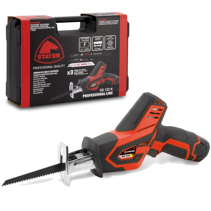Stayer Cordless Reciprocating Saw Ss122K - Σπαθοσεγα Χειροσ 12V