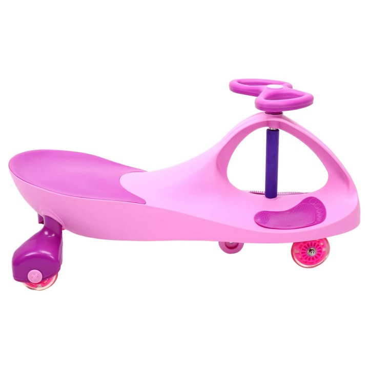 Οικολογικό Αυτοκινητάκι Swing Car Pink Led Lights