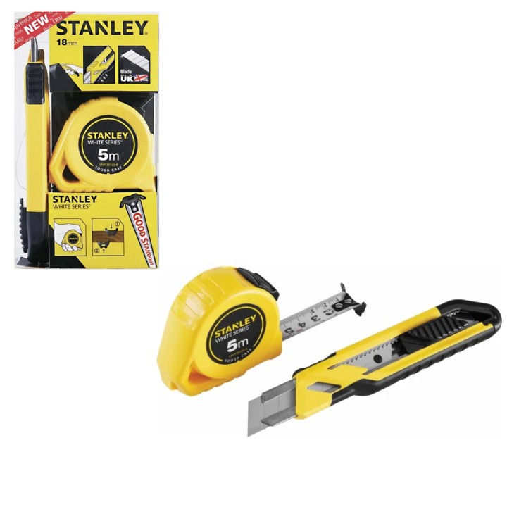 Stanley Stht74253 8 Cutter And Tape Measure Set