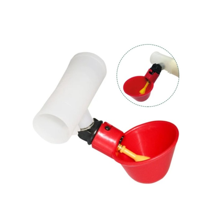 Σετ Αυτόματες Ποτίστρες Πουλιών Με Βαλβίδα Με Πλαστικό - 5 Τεμάχια