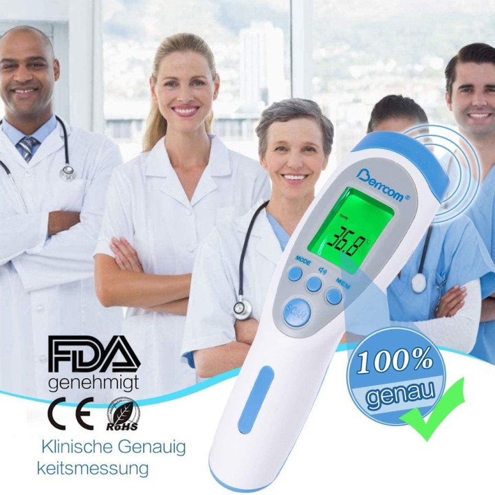 Θερμόμετρο Μετώπου Berrcom Infrared Non-Contact Thermometer Jxb-182