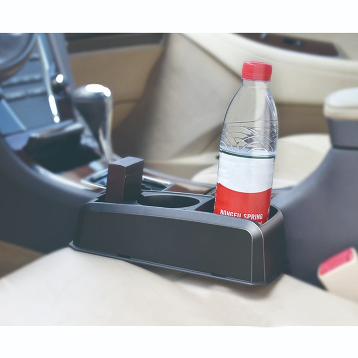 Πολυθήκη Καθίσματος Με Διπλή Ποτηροθήκη