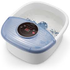 HEATED BUBBLE FOOT SPA WITH ROLLERS
