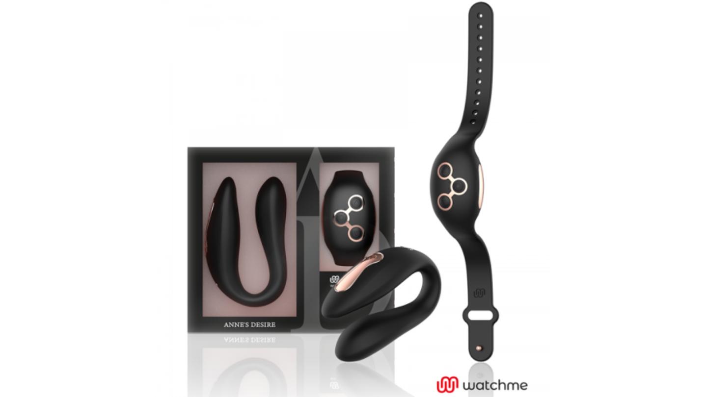 ANNE S DESIRE DUAL PLEASURE WIRLESS TECHNOLOGY WATCHME BLACK / GOLD