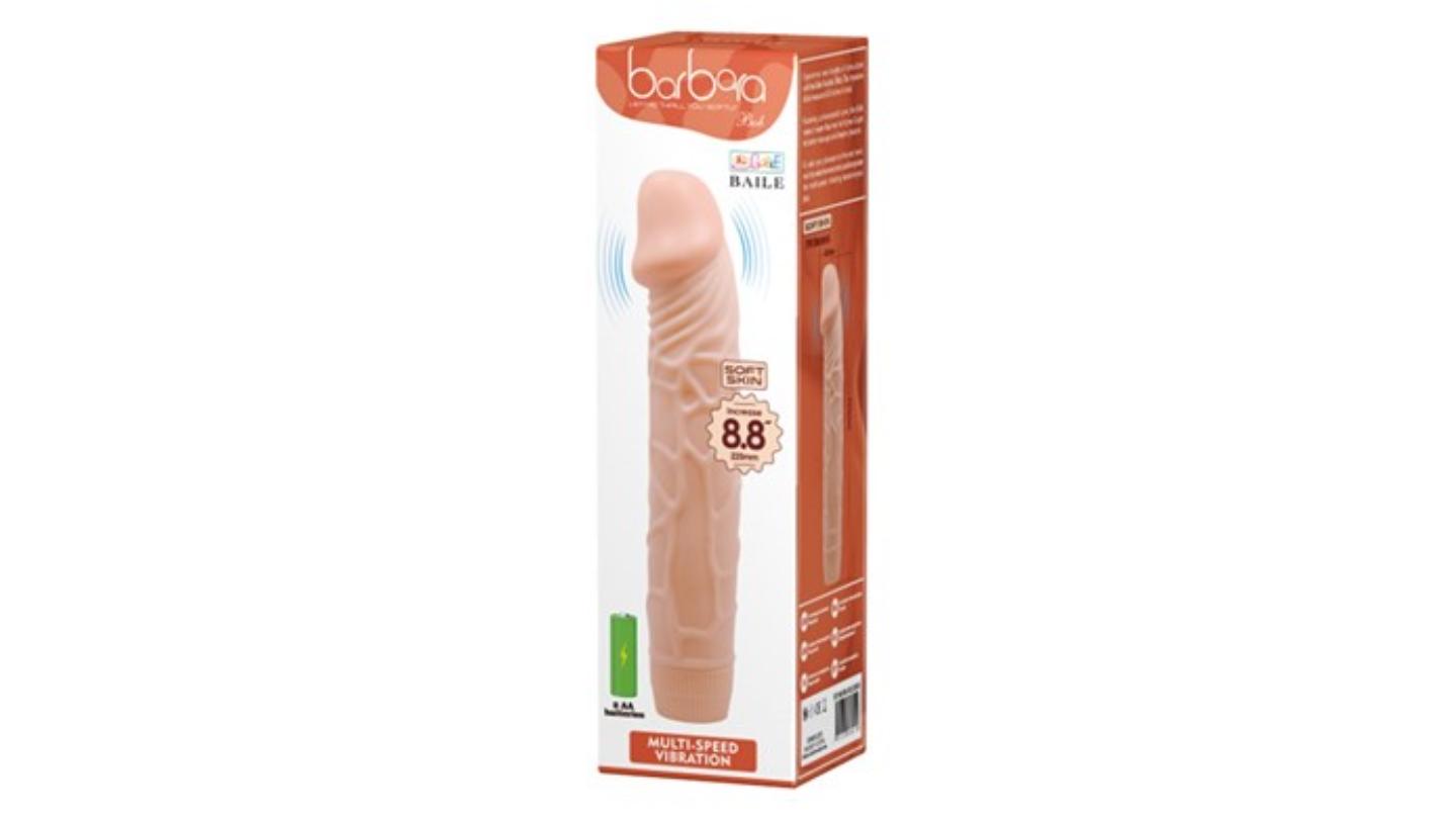 Ρεαλιστικο ομοιωμα πεους με δονηση Barbara Bob 8.8”