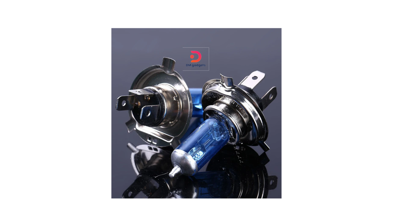 646#2PZ®LED H4 and High Beam Halogen Bulb Car 60/55W 12V White Light P43t Light Headlight Bulb SETx2