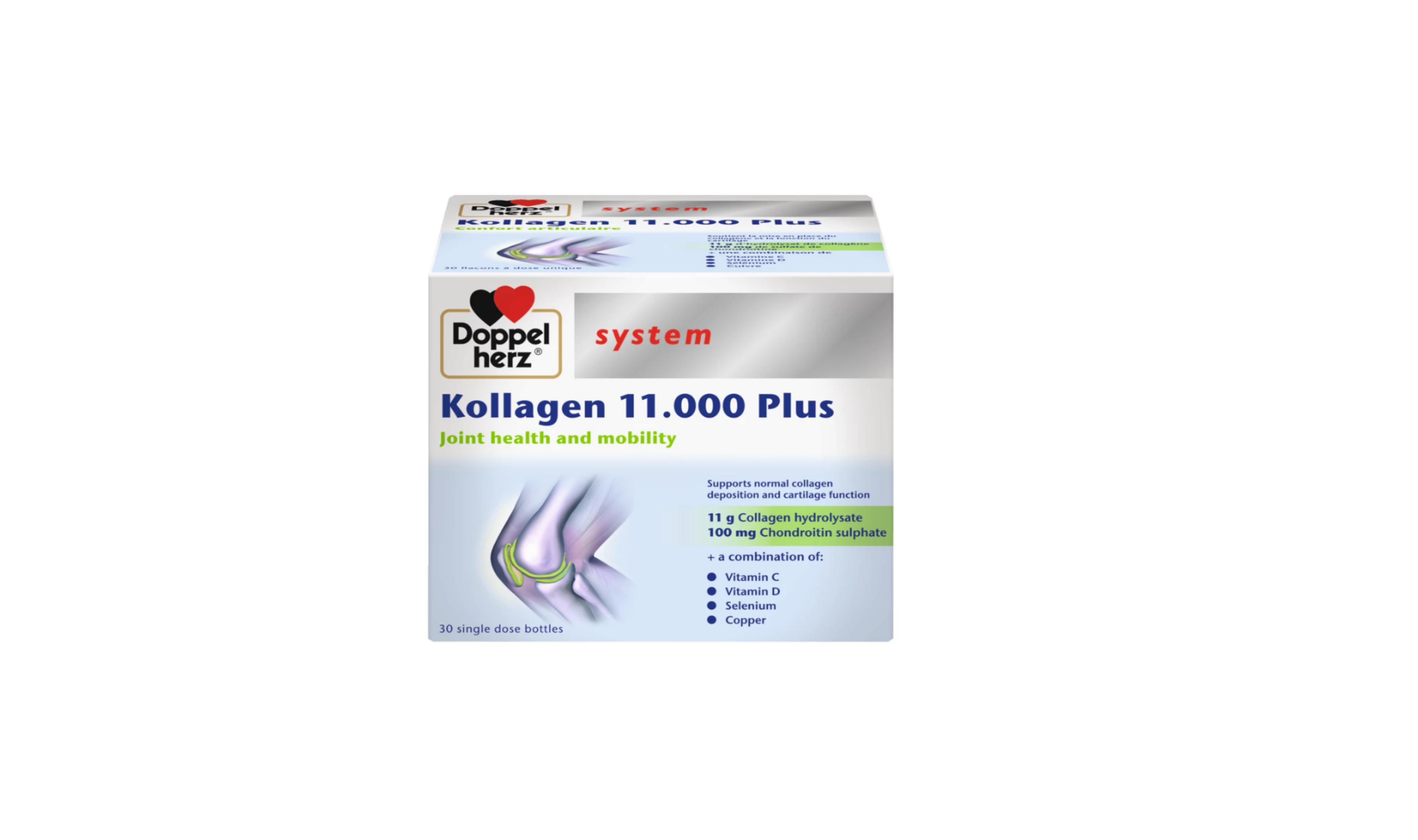Doppelherz Kollagen 11.000 Plus Vit. C & Vit D 30 vials