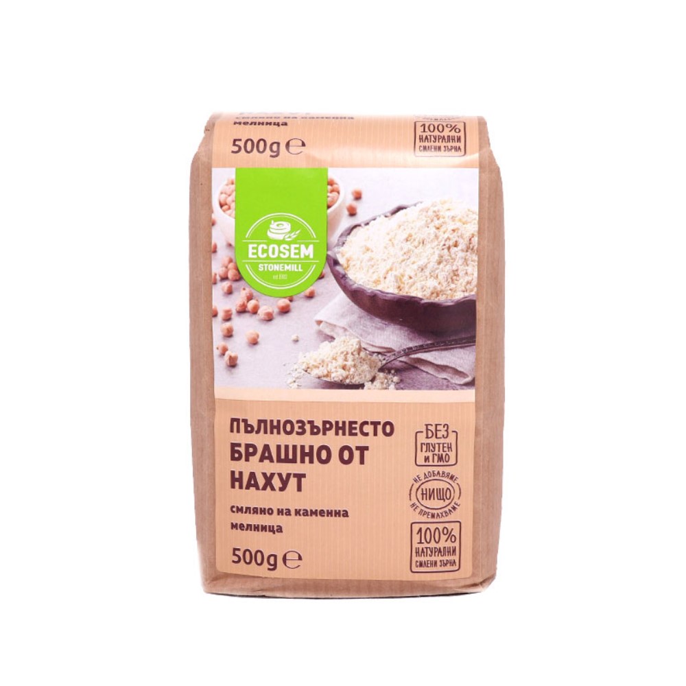 Wholemeal Flour From Chickpeas, 500 g, EcoSem