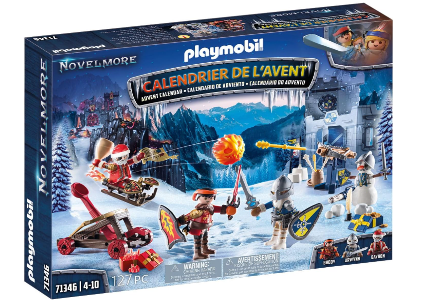 PLM NOVELMORE XMAS ADVENT CALENDER 4-10 127PCS 71346