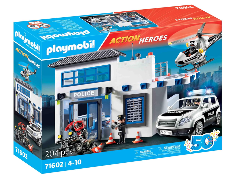 PLM ACTION HEROES ASTYNOMIKO TMHMA 4-10 204PCS 71602