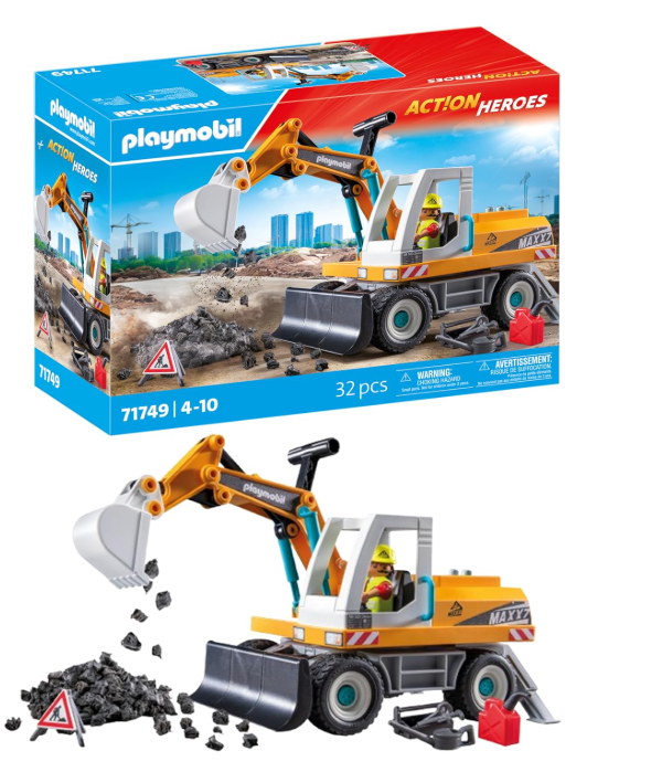 PLM ACTION HEROES MEGALOS EKSKAFEAS 4-10 32PCS 71749